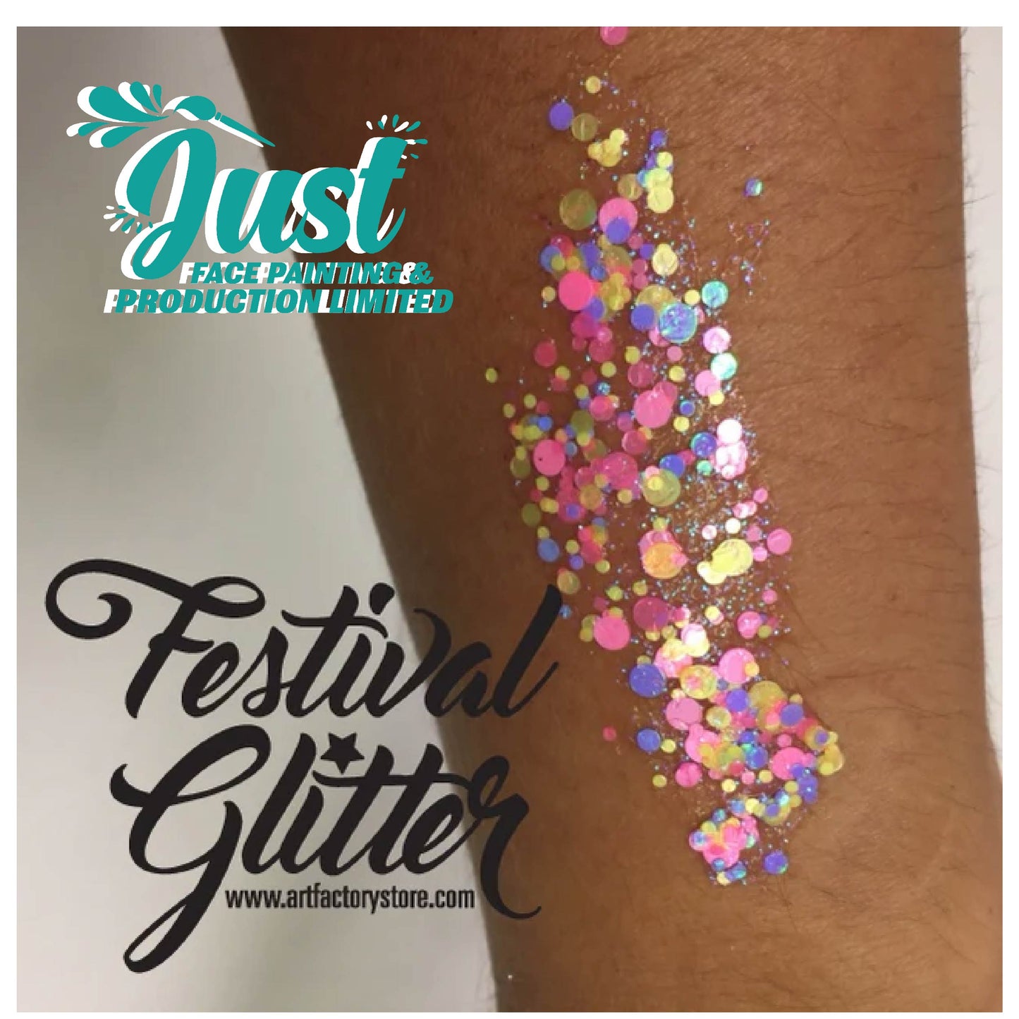Art Factory Glitters - Festival Glitter Gel — Rave (UV Reactive)