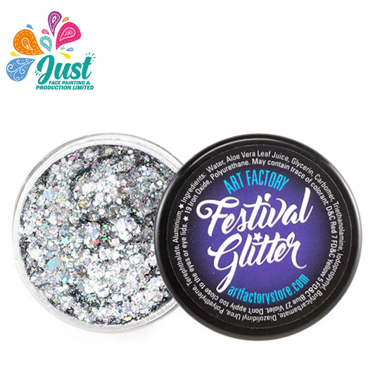 Art Factory Glitters - Festival Glitter Gel — Starstruck Silver