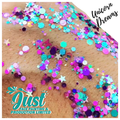 Art Factory Glitters - Festival Glitter Gel — Unicorn Dream (UV Reactive)