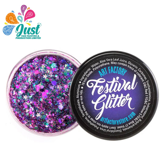 Art Factory Glitters - Festival Glitter Gel — Unicorn Dream (UV Reactive)