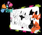 Glitter & Ghouls Stencils - Fox SBS
