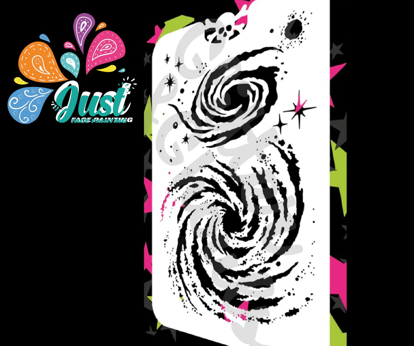 Glitter & Ghouls Stencils - Galaxy