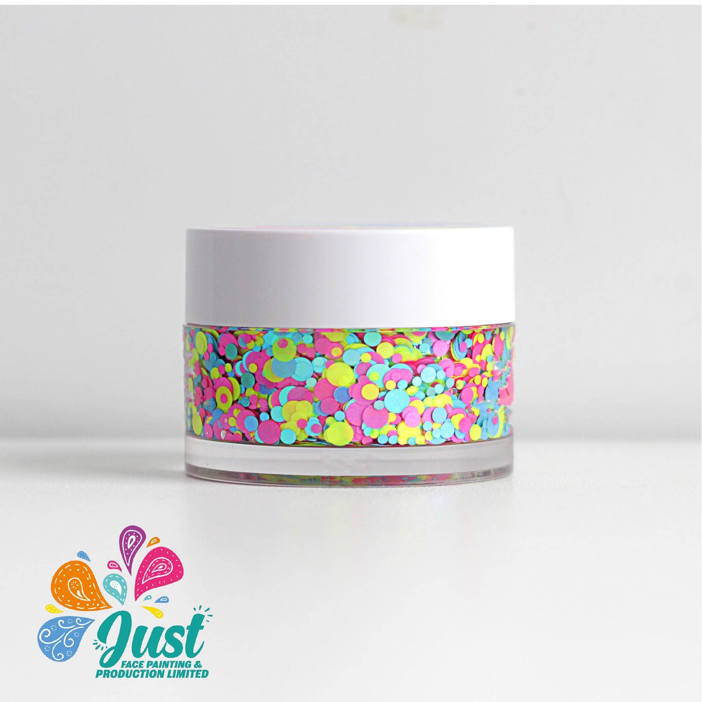 Unicorn Glitter - Cream - glitter Unicorn Neon Confetti (UV effect) DM30