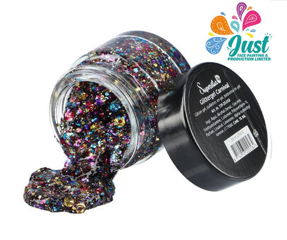 Superstar - Glittergel 15 ml - Carnival / Laser Gold