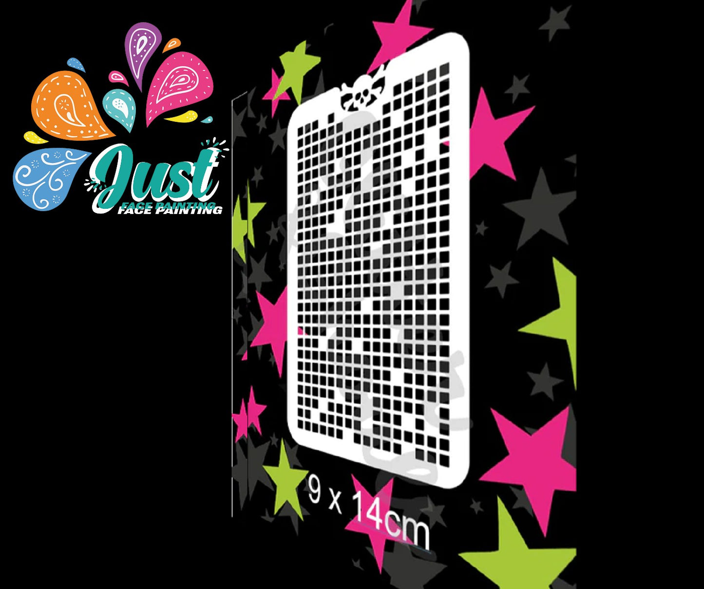 Glitter & Ghouls Stencils - Graffiti Squares