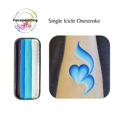 Face Painting Hub OneStroke Rainbow Cake - Rainbow, Rose, Skull