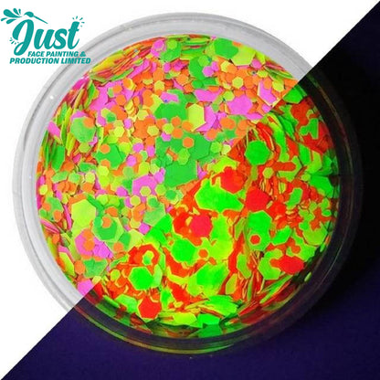 Vivid Glitter Glitter Cream - Ignite - Gleam Chunky Glitter Cream (10g) - UV effect