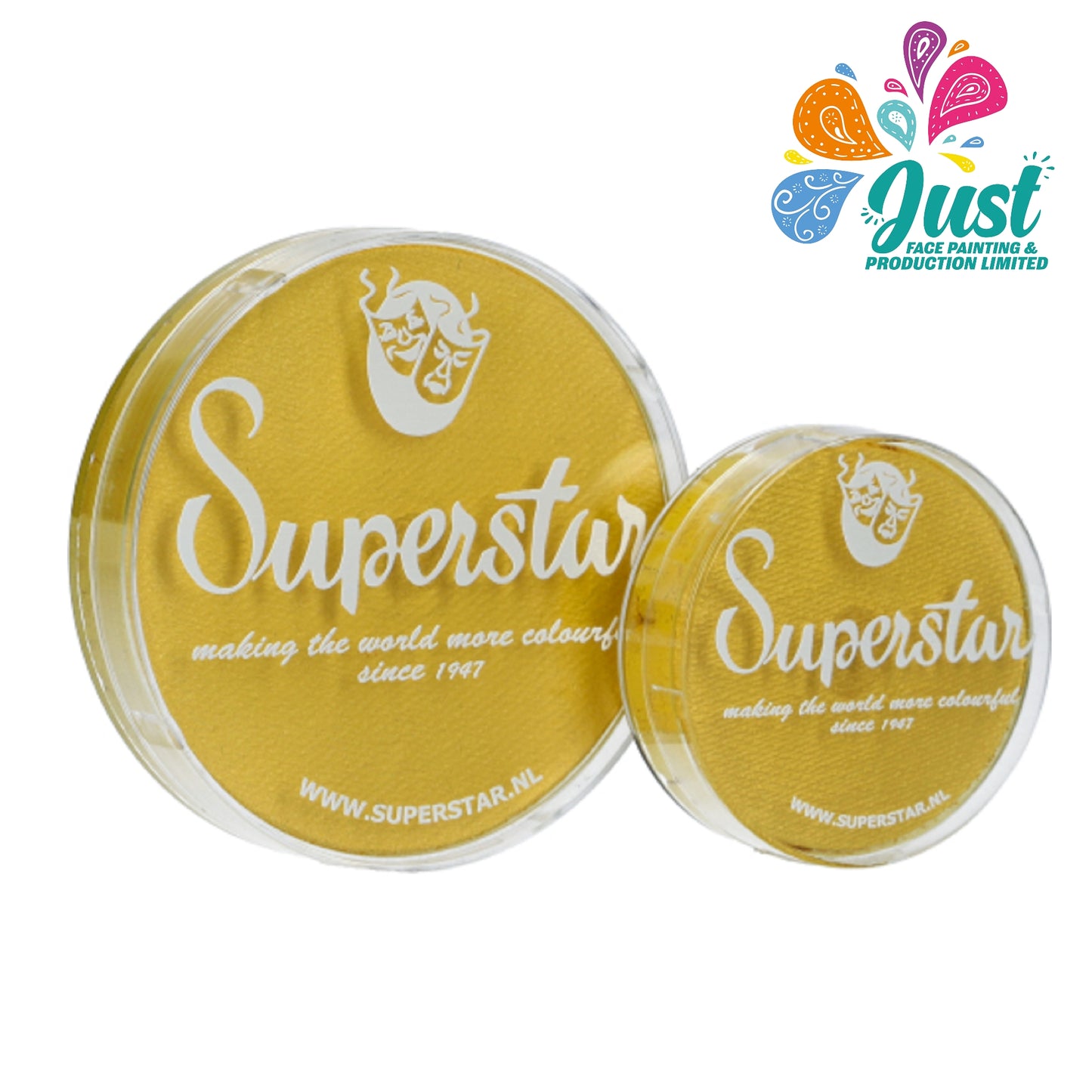 Superstar - Aqua Face- and Bodypaint 45G - Interferenz yellow (shimmer)