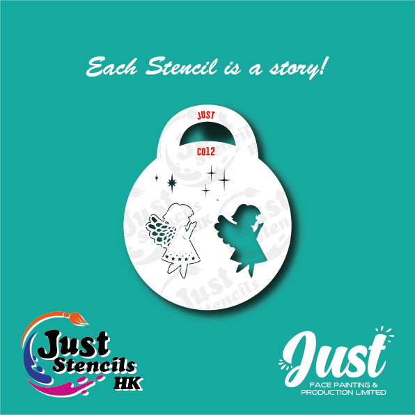 Just Stencils - C012 Christmas Little Angel