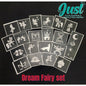 Glitter Tattoo stencil set (20 pcs) - Halloween and Christmas Limited Edition