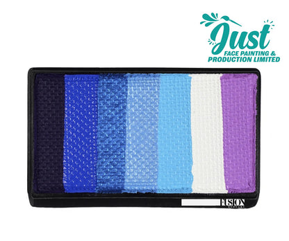 Fusion Rainbow Cake - Leanne's Face Painting Petal Cake | Leanne's Bluebelle Shimmer