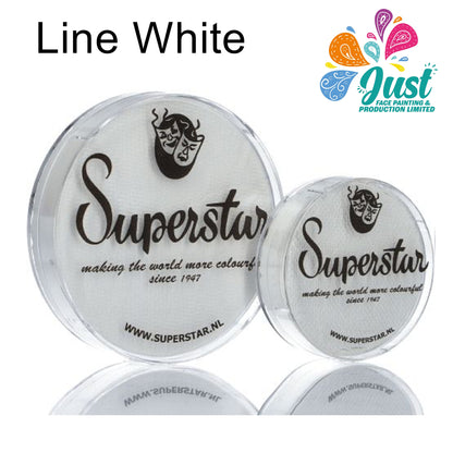 Superstar - Aqua Face- and Bodypaint 45G -  Line White / White
