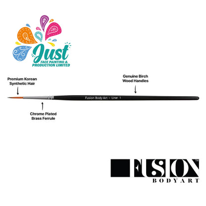 Fusion brush - FUSION BODY ART BRUSH - LINER BRUSH 1