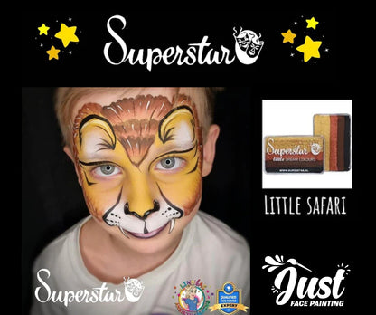 Superstar - Littler Colours Rainbow cake 30G - Little SAFARI (1 pc) - Tiger Colour