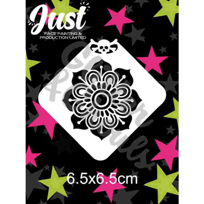 Glitter & Ghouls Stencils - Lotus Mandala mini