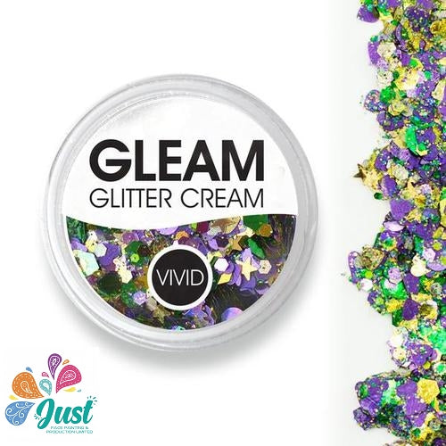 Vivid Glitter Glitter Cream - Mardi Party - Gleam Chunky Glitter Cream (10g)