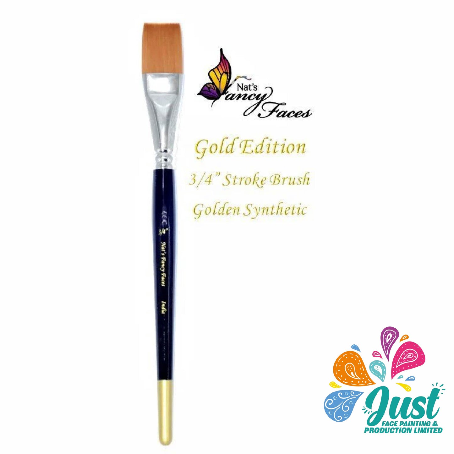 Fusion brush - Natalee Davies's Gold Edition Brush 3/4 Flat Stroke