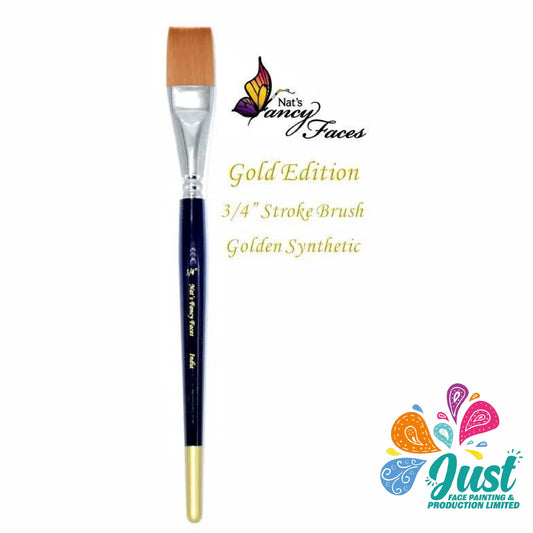 Fusion brush - Natalee Davies's Gold Edition Brush 3/4 Flat Stroke