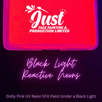 GTX Face Paint - Dolly Pink - NEON - 60 g (UV effect)