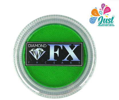 Diamond FX Face & Body Paints - Neon Green (30g) UV effect