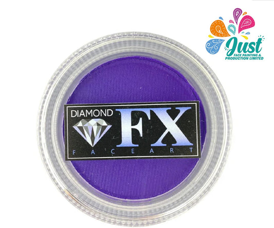 Diamond FX Face & Body Paints - Neon Purple Cosmetic (30g) (UV effect)