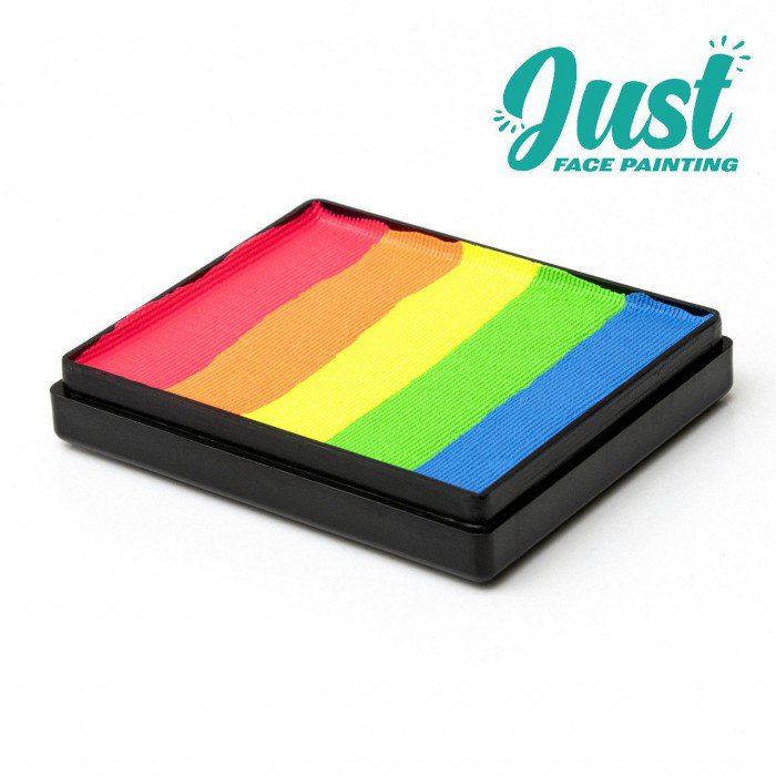 Global Fun Split Cake - 50g Bright Rainbow