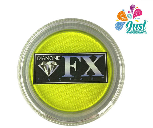Diamond FX Face & Body Paints - Neon Yellow (30g) (UV effect)