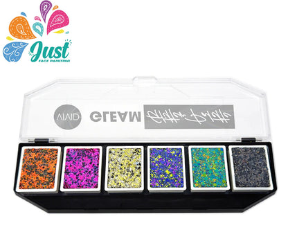 Vivid Gleam Glitter Cream Palette - Nocturnal (6 colours) - Halloween