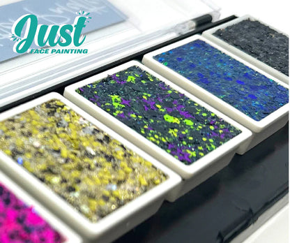 Vivid Gleam Glitter Cream Palette - Nocturnal (6 colours) - Halloween