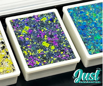 Vivid Gleam Glitter Cream Palette - Nocturnal (6 colours) - Halloween