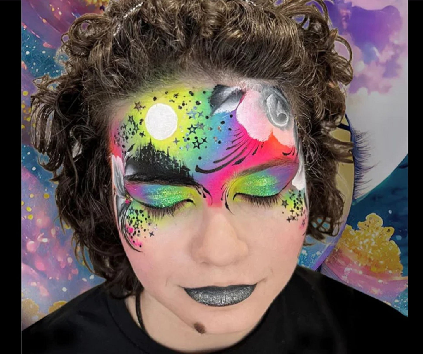 Vivid Gleam Glitter Cream Palette - Nocturnal (6 colours) - Halloween