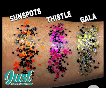 Vivid Gleam Glitter Cream Palette - Nocturnal (6 colours) - Halloween