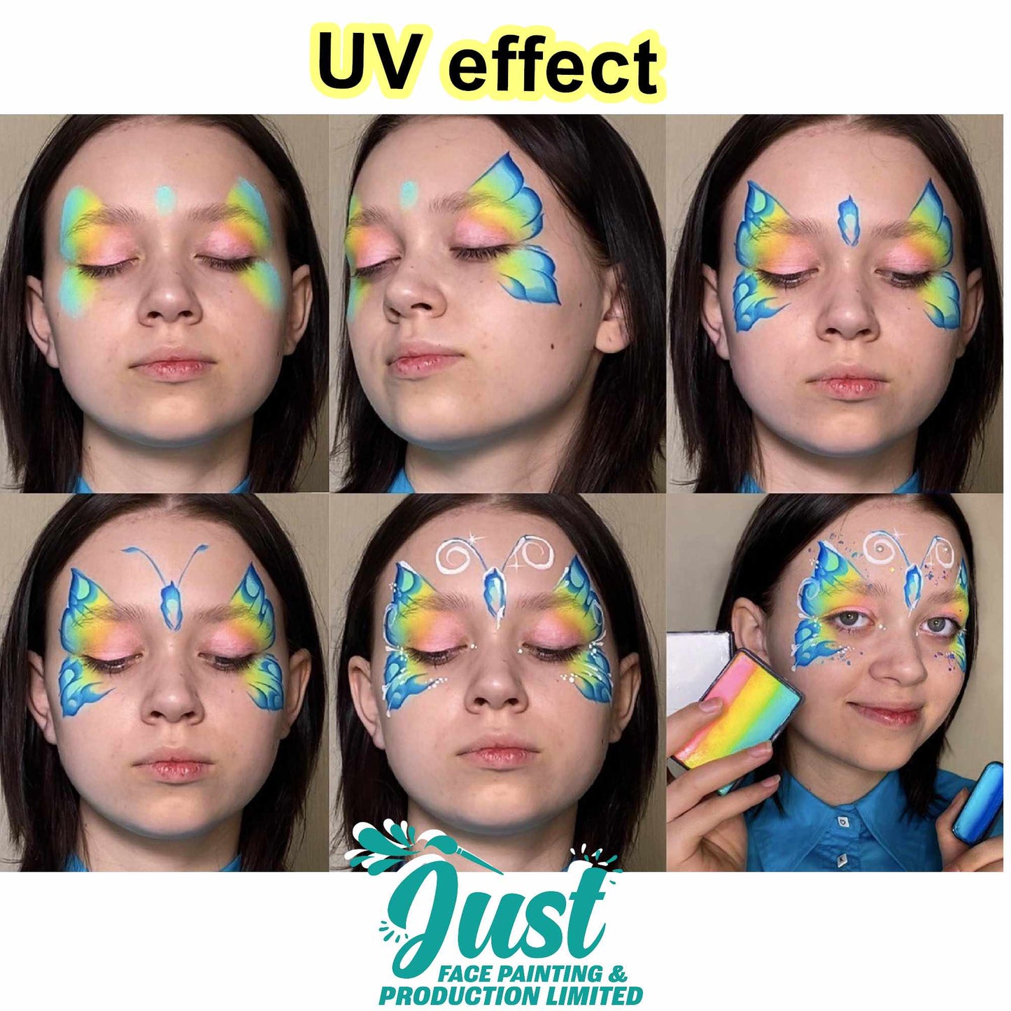 MAG Face Painting - Aquagrim MAG Split cake - Split cake MAG 50 gr Pastel (UV effect)