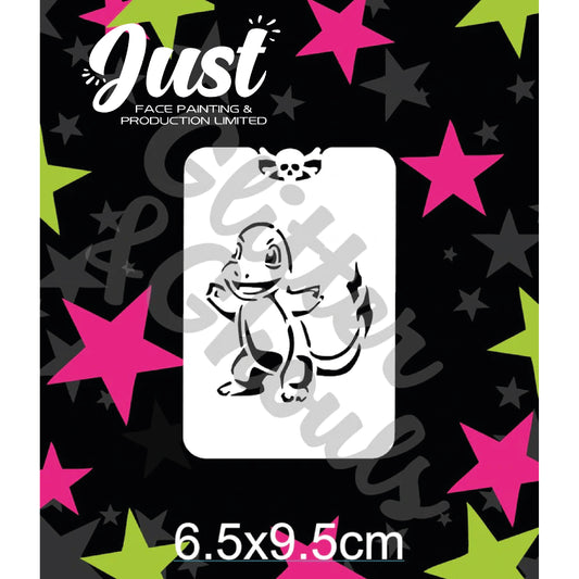 Glitter & Ghouls Stencils - Poke 'em' on - Char Dragon
