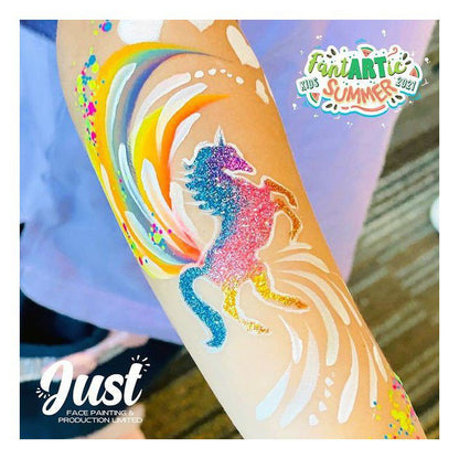 Glitter Tattoo stencil set (20 pcs) - Halloween and Christmas Limited Edition