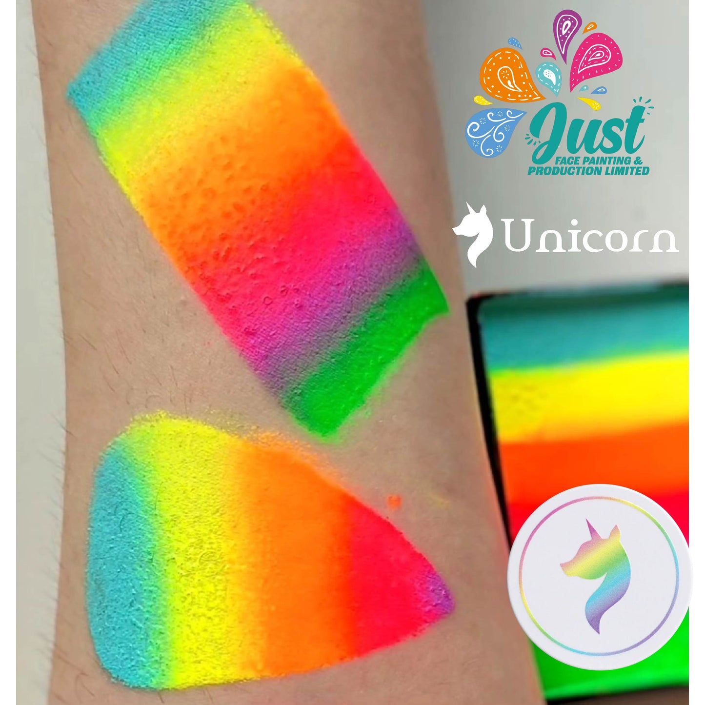 Unicorn Split Cake 50g - Аквагрим Unicorn Face Painting Lemonade