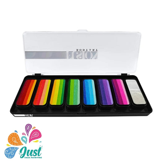 Fusion Palette - Fusion Thin Strokes | Rainbow Rush Face Paint Palette