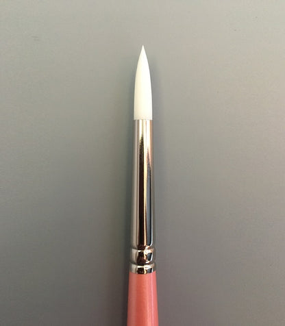 Aliyah 1700 Round White Taklon Brush