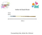 Face Painting Hub Brushes - AMBER ROUND Collection - Round Set of 5