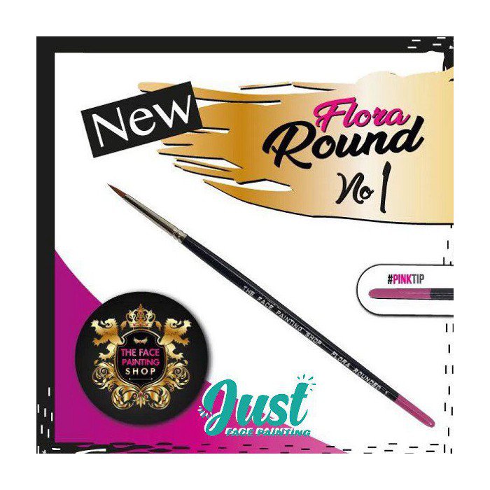 The Face Painting Shop @ Rounded Flora Brush (Size 1 / 2 / 3 / 4 / 6)