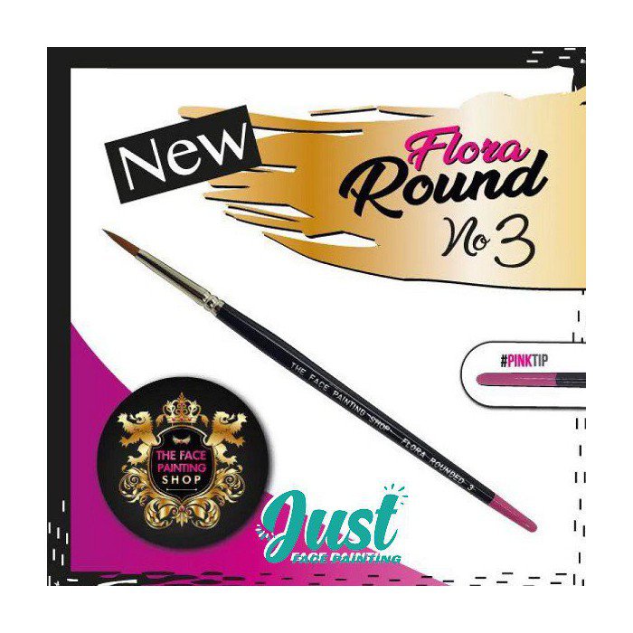 The Face Painting Shop @ Rounded Flora Brush (Size 1 / 2 / 3 / 4 / 6)