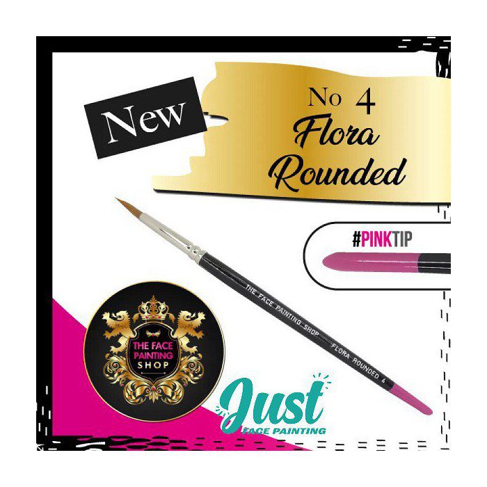 The Face Painting Shop @ Rounded Flora Brush (Size 1 / 2 / 3 / 4 / 6)