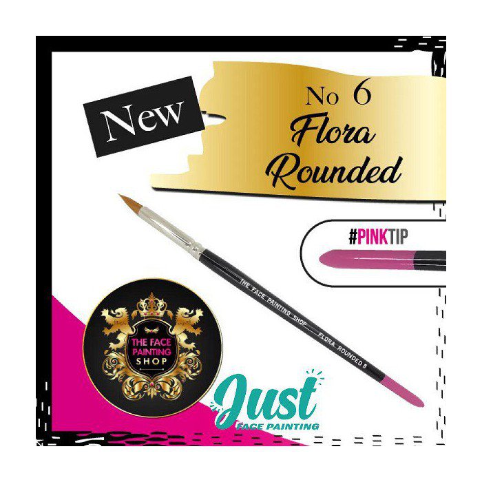 The Face Painting Shop @ Rounded Flora Brush (Size 1 / 2 / 3 / 4 / 6)