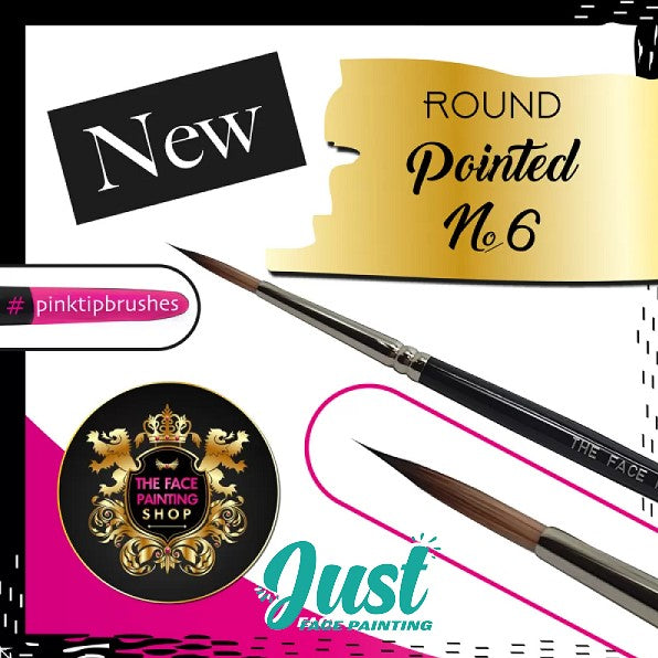 The Face Painting Shop @ Round Pointed Brush (#2, #4, #6)