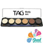 TAG Body Art - FACE AND BODY PAINT PALETTE 6 X 10G - SKIN COLOUR