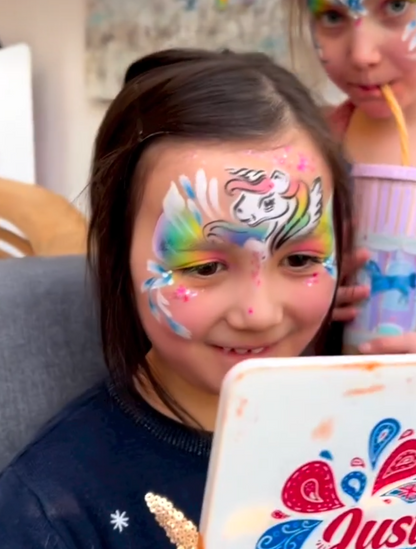 Glitter & Ghouls Stencils - Build a Unicorn Tattoo