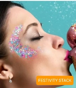 Vivid Glitter Glitter Cream - Mystic Melon - Gleam Chunky Glitter Cream (10g)