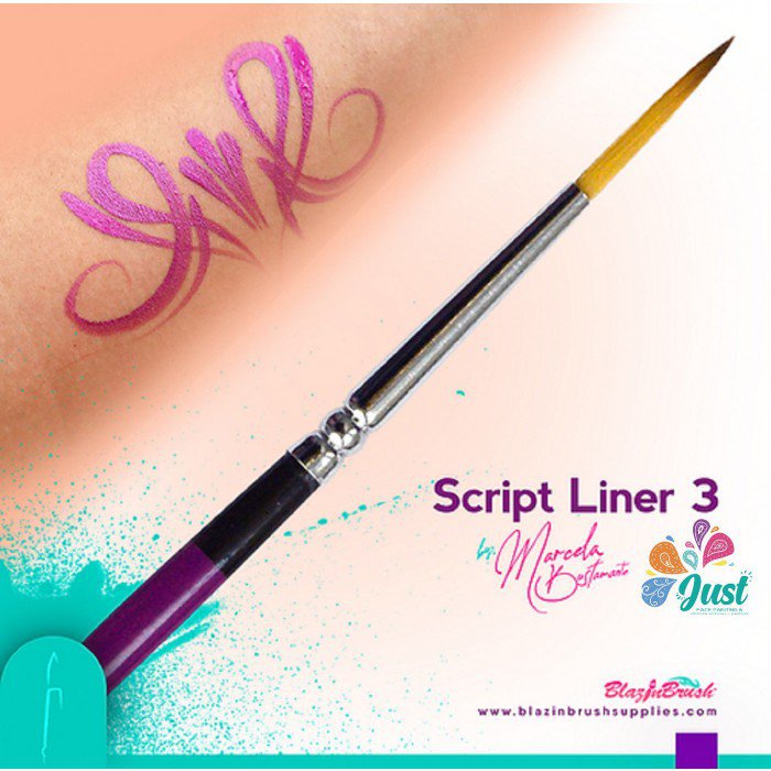 Blazin Brush - Script Liner 3