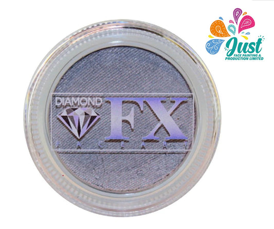 Diamond FX Face & Body Paints - Metallic Silver (30g)