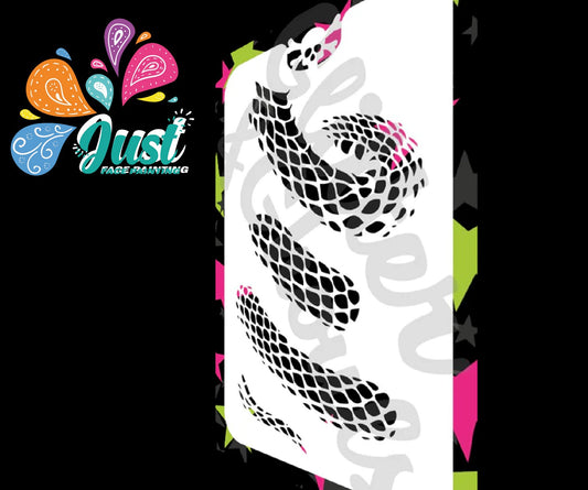 Glitter & Ghouls Stencils - Snake Coils